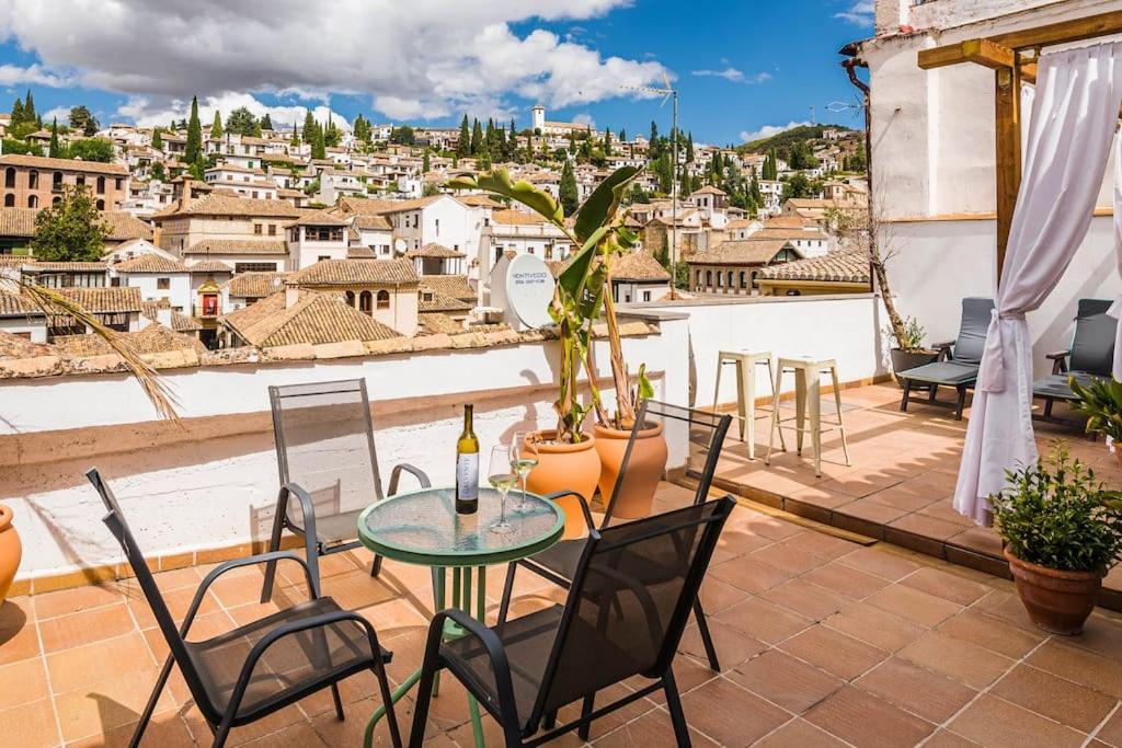 Cosy Loft With Amazing Terrace & Spectacular Views Apartment Granada Ngoại thất bức ảnh